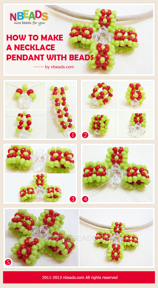 How to Make A Necklace Pendant with Beads How to Make A Necklace Pendant with Beads