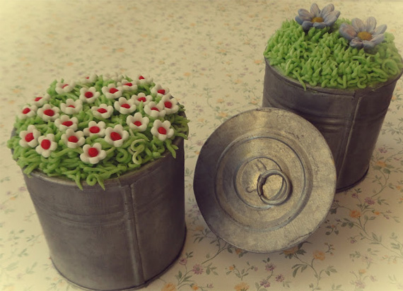 Flowerpot cupcakes