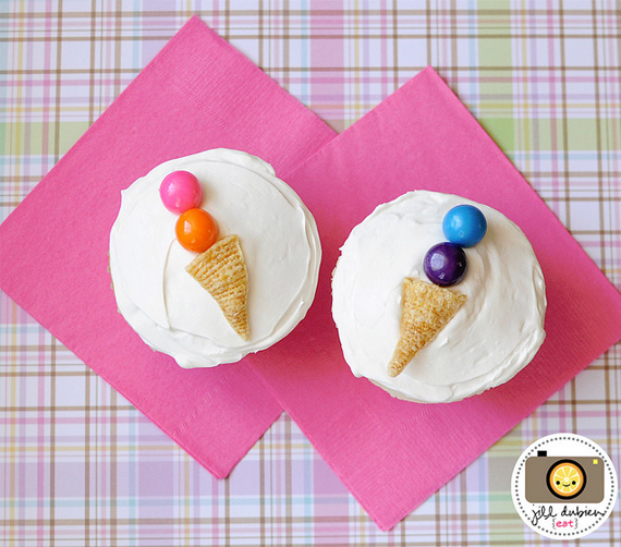 Ice cream cone cupcakes
