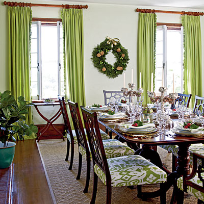 Bold dining space Bold dining space