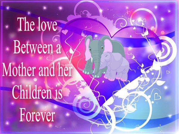 the love between mother and children