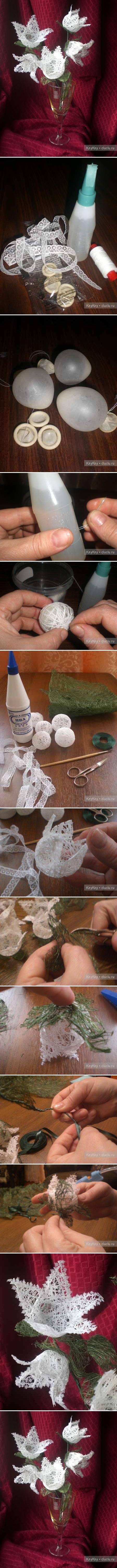 DIY Beautiful Yarn Flowers
