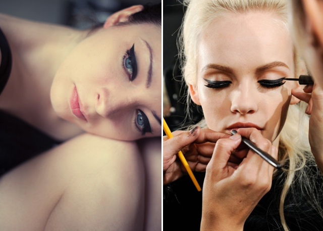 Cat eyes liner