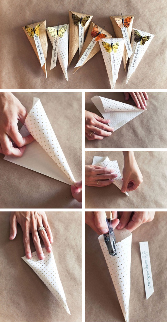 Butterfly paper bags