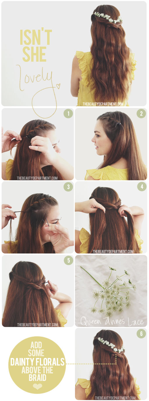 DIY Floral Braids DIY Floral Braids