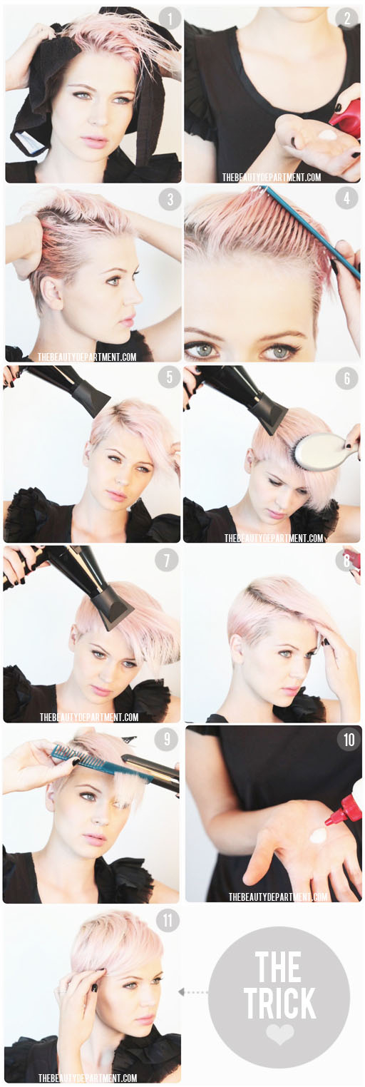 DIY Short Hair Styling DIY Short Hair Styling
