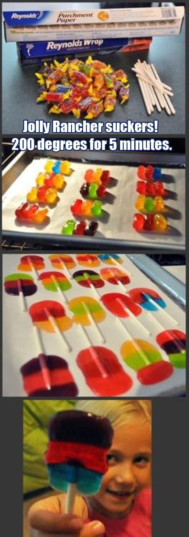 DIY Jolly Rancher Suckers