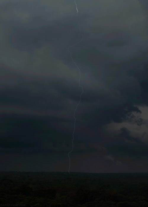 Big bolt of lightning