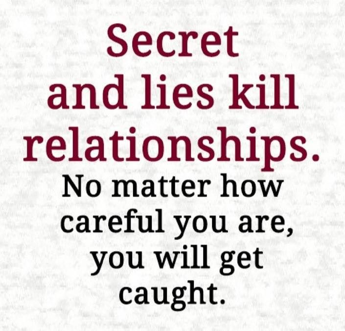 Secret And Lies Kill Relationships. Pictures, Photos, and Images for