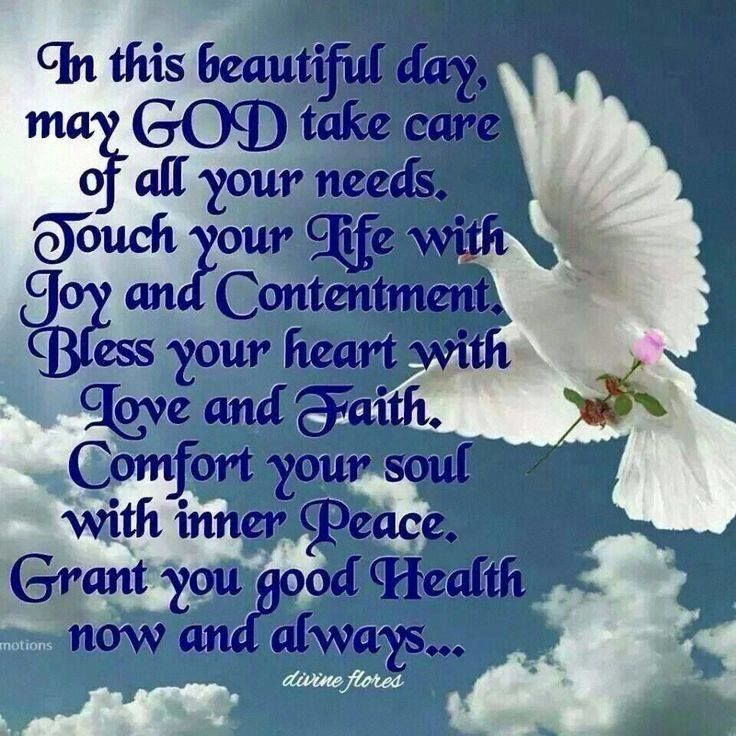 In This Beautiful Day, May God Take Care Of Your Needs Pictures, Photos, and Images for Facebook, Tumblr, Pinterest, and Twitter