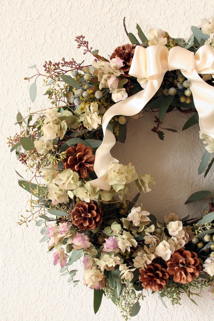 Elegant winter garland