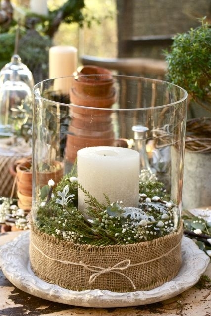 Wintry centerpiece Wintry centerpiece