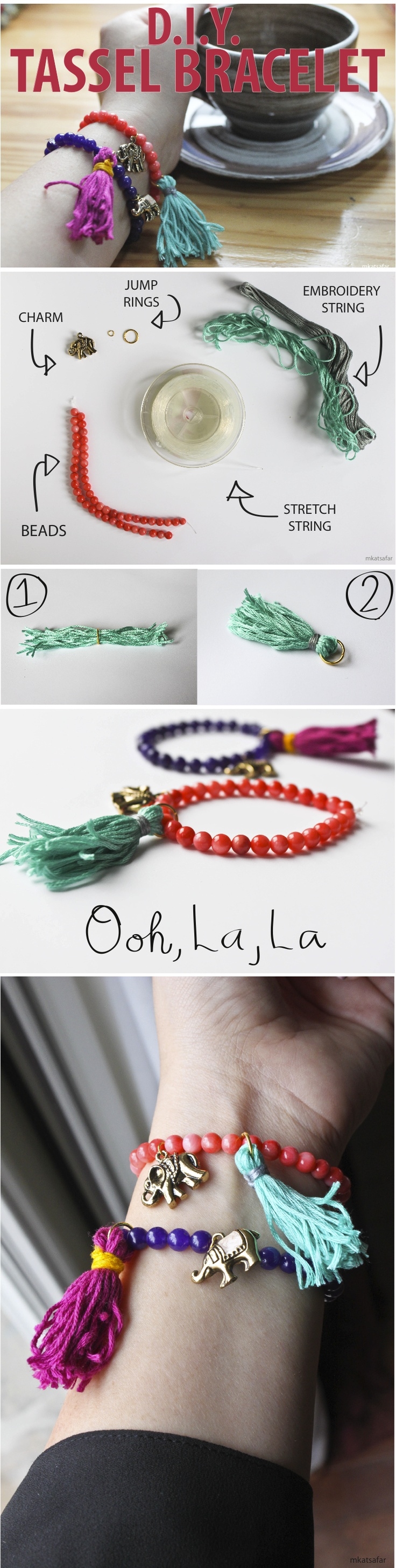 DIY Tassle Bracelet