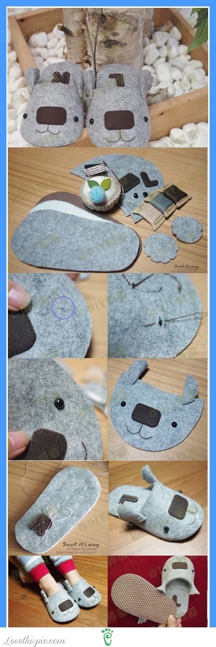 DIY slippers DIY slippers