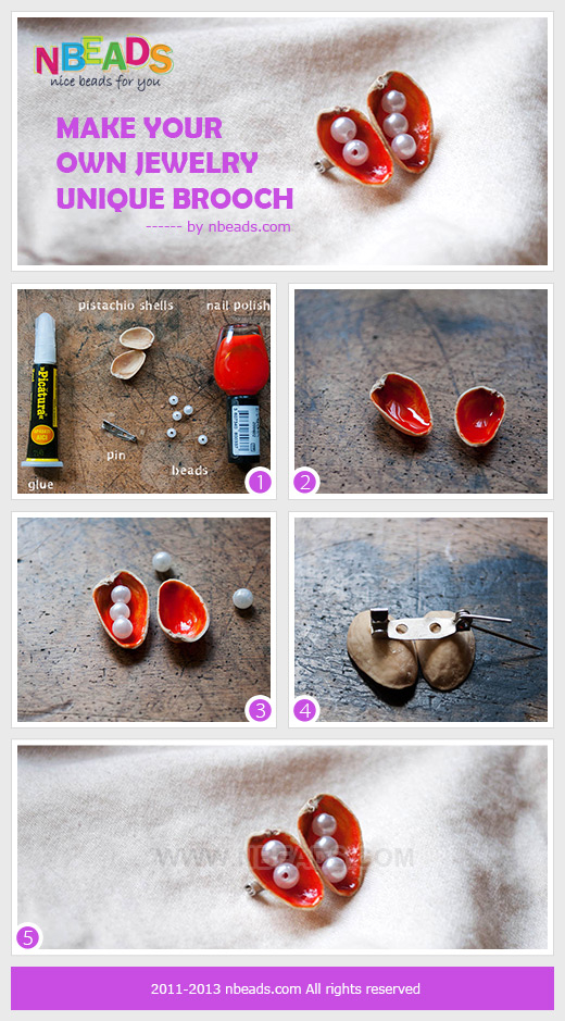 Make Your Own Jewelry-Unique Brooch Make Your Own Jewelry-Unique Brooch