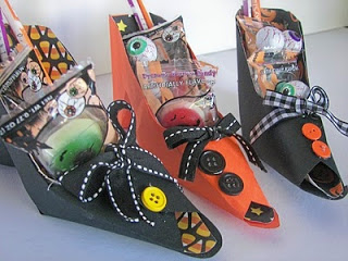 Witch shoes filled with halloween candy Witch shoes filled with halloween candy