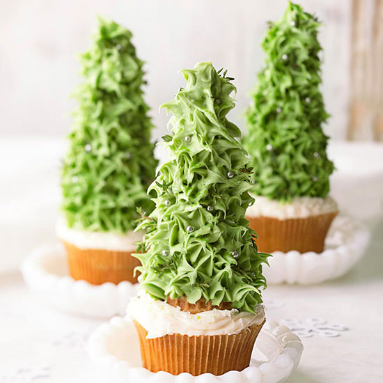 Christmas Tree Cupcakes Christmas Tree Cupcakes