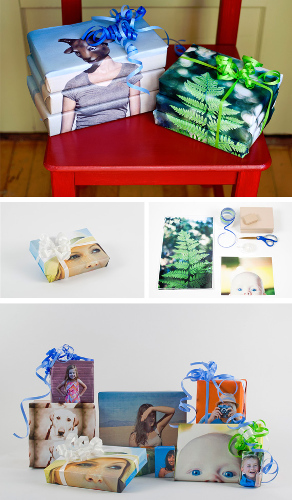 DIY Photo wrapping paper DIY Photo wrapping paper