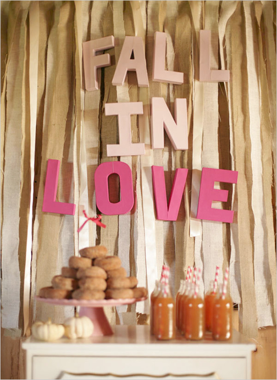 Fall in love sign Fall in love sign