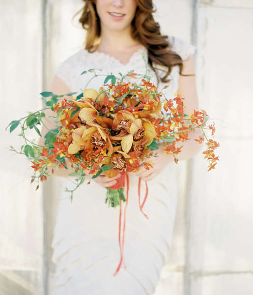 Autumn wedding bouquet