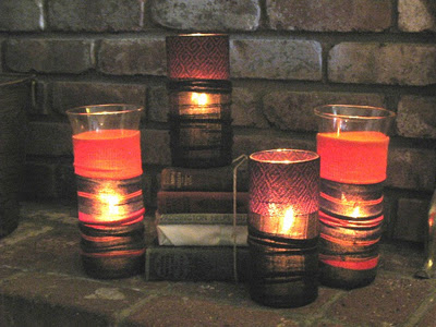 Sweater candles