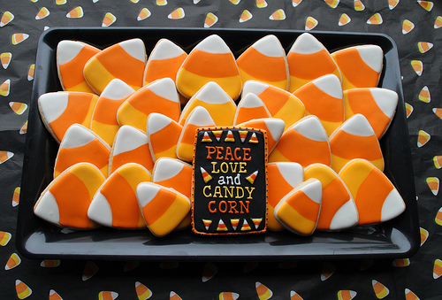 Peace love and candy corn