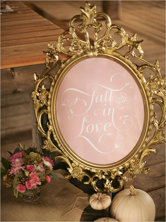 Fall in love sign