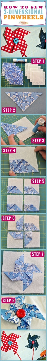 Craft 3D Pinwheels