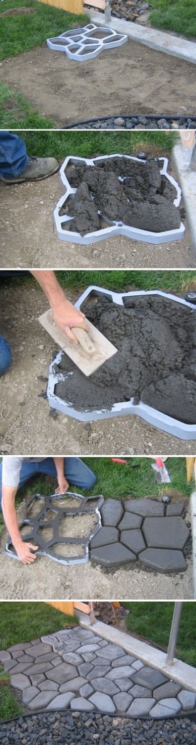 DIY Stone Steps