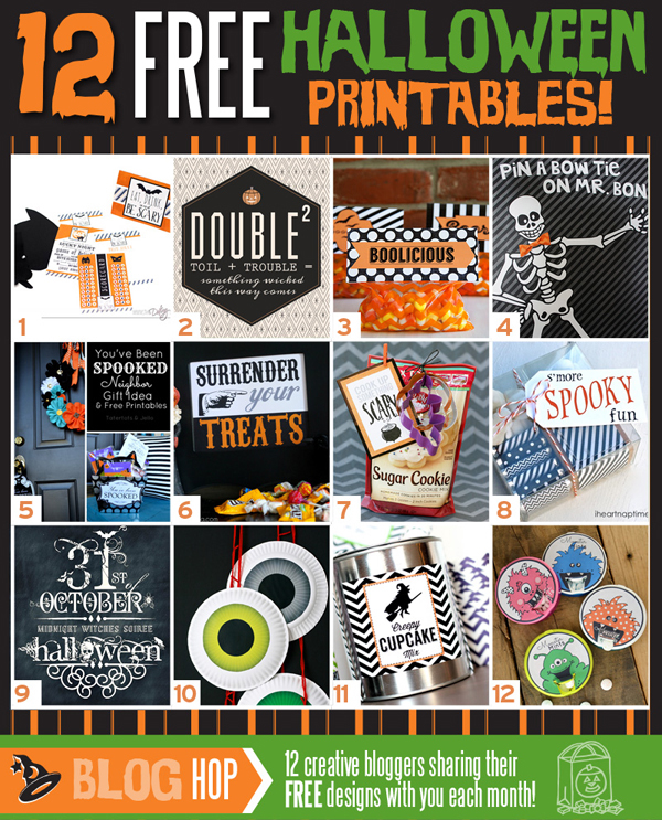12 Free Halloween Printables 12 Free Halloween Printables