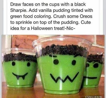 Halloween Frankenstein Snacks Halloween Frankenstein Snacks