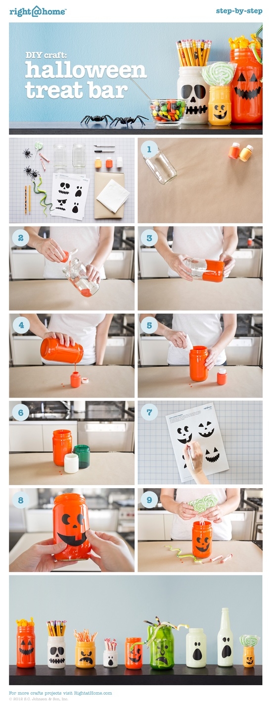 DIY Craft Halloween Treat Bar