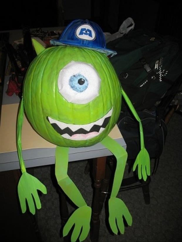 Monsters Inc Pumpkin