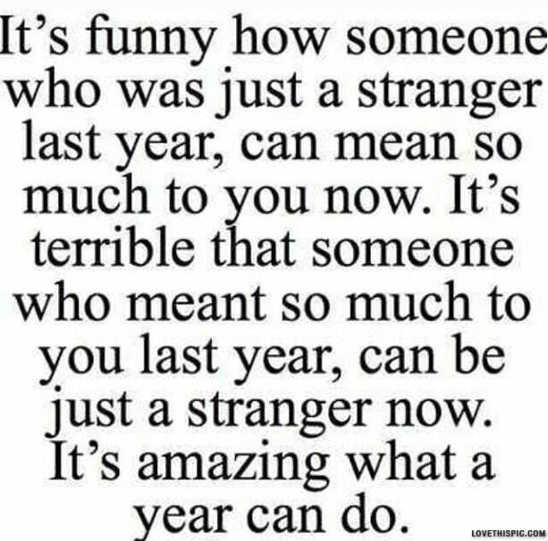Its Amazing What A Year Can Do