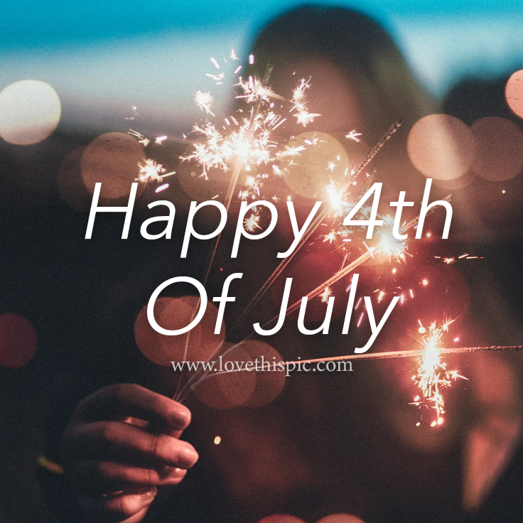 Woman With Sparklers - Happy 4th Of July Pictures, Photos, and Images