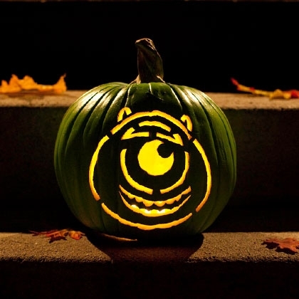 Mike Wazowski Jack O Lantern