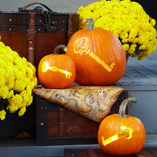 Skeleton Key Pumpkins