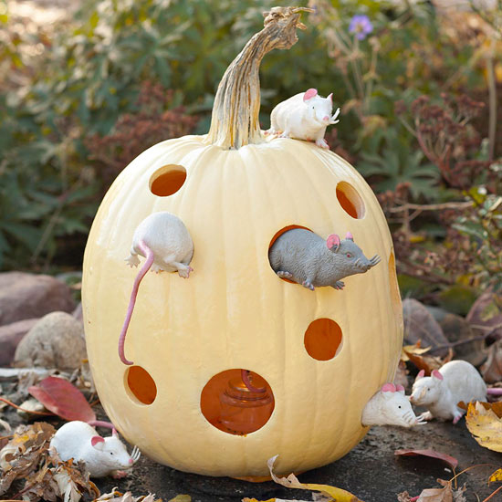 Pumpkin Mouse House Pumpkin Mouse House