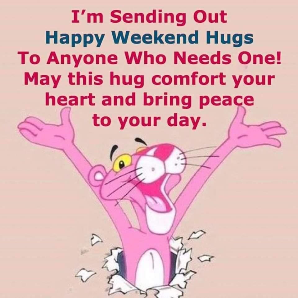 I'm Sending Out Happy Weekend Hugs Pictures, Photos, and Images for  Facebook, Tumblr, Pinterest, and Twitter, image size:960x960