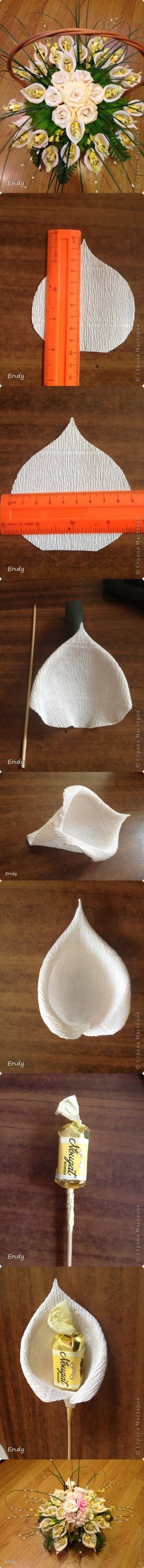 DIY Callas Candy Flower DIY Callas Candy Flower