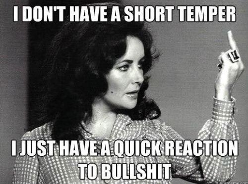i dont have a short temper