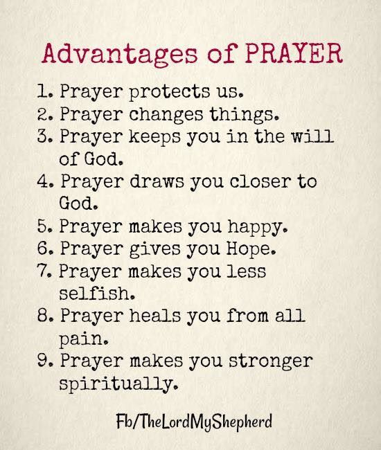 Advantages Of Prayer Pictures, Photos, and Images for Facebook, Tumblr