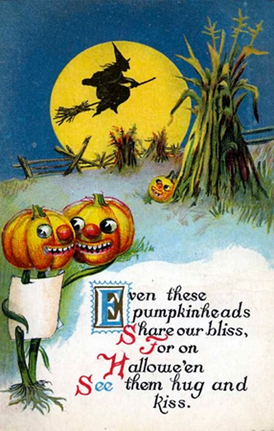 Vintage Halloween Card ca. 1930's