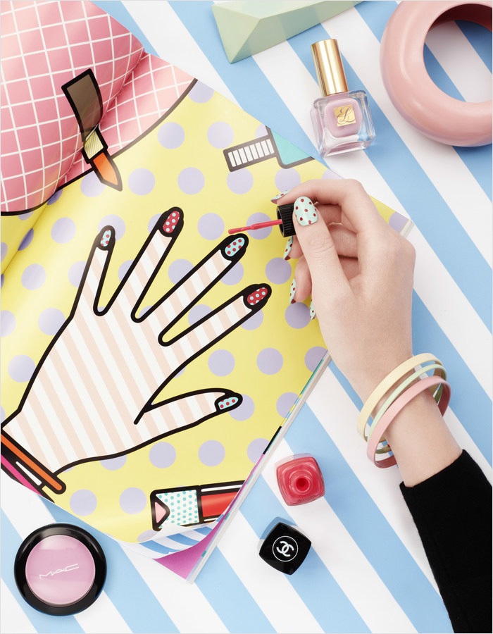 Pop art nail art