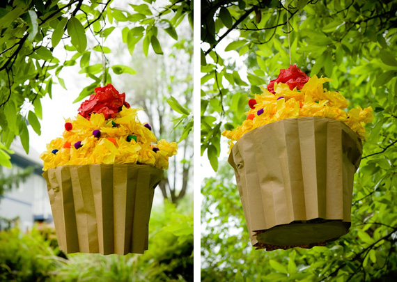 Cupcake pinata
