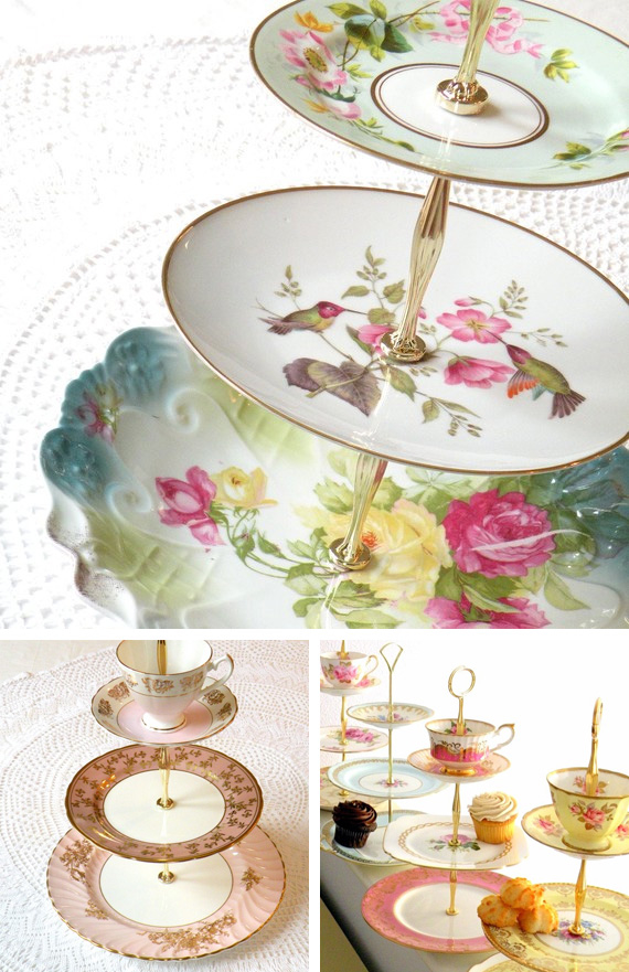Vintage tea stands