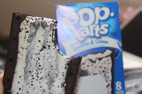 Cookies and cream pop tarts