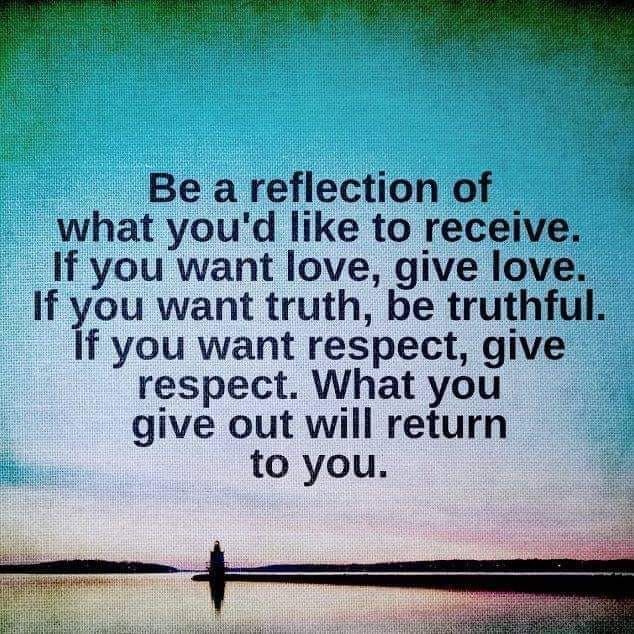 Be A Reflection Of What You'd Like To Receive Pictures, Photos, and ...
