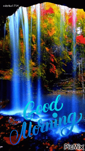 Good Morning Waterfall Gif Pictures, Photos, and Images for Facebook