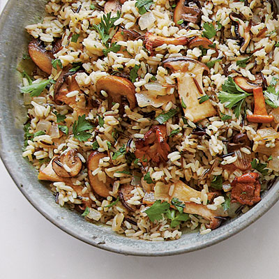 Wild rice with mushrooms Wild rice with mushrooms